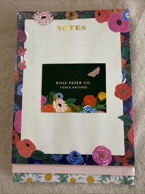 Rifle Paper Co. Tiered Notepad Set Floral Notes Pad NWT